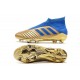 Adidas Botas de Fútbol Predator 19+ FG Oro Azul
