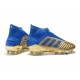 Adidas Botas de Fútbol Predator 19+ FG Oro Azul