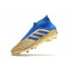 Adidas Botas de Fútbol Predator 19+ FG Oro Azul