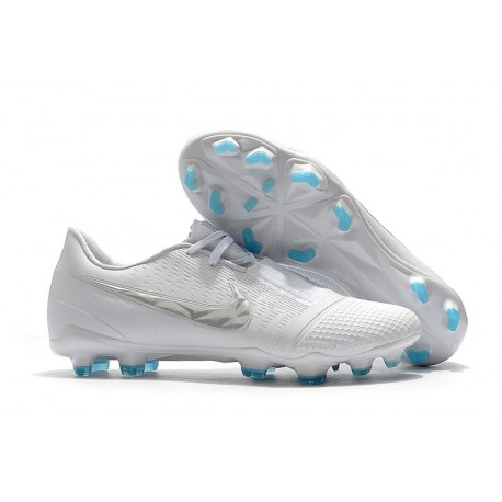 Botas de Fútbol de Phantom Venom Elite FG Nike Blanco Metal