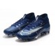 Zapatillas Nike Dream Speed Mercurial Superfly 7 Elite FG Azul Blanco
