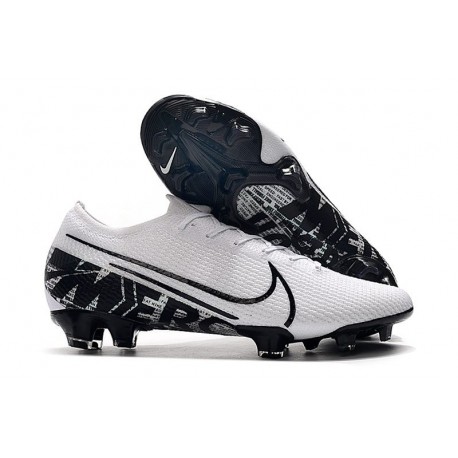 Nike Mercurial Vapor 13 Elite FG Zapatos Blanco Negro