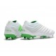 adidas Copa 19+ Botas de Fútbol con Taco FG - Blanco Verde