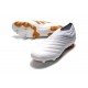 adidas Copa 19+ Botas de Fútbol con Taco FG - Blanco Oro