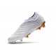 adidas Copa 19+ Botas de Fútbol con Taco FG - Blanco Oro