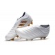adidas Copa 19+ Botas de Fútbol con Taco FG - Blanco Oro