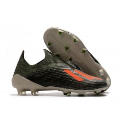 Botas de Fútbol para adultos adidas X 19+ FG Verde Naranja Chalk