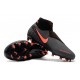Zapatos de Fútbol Nike Phantom VSN Elite FG Gris Oscuro/Mango Brillante/Negro