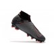 Zapatos de Fútbol Nike Phantom VSN Elite FG Gris Oscuro/Mango Brillante/Negro