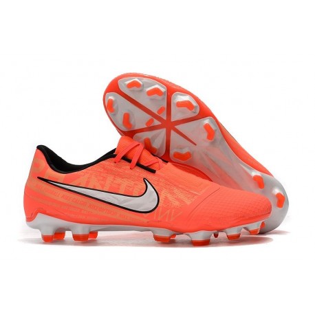 Botas de Fútbol de Phantom Venom Elite FG Nike Mango Brillante Blanco