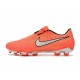 Botas de Fútbol de Phantom Venom Elite FG Nike Mango Brillante Blanco