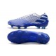 Bota de fútbol adidas Nemeziz 19.1 FG Azul Blanco