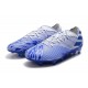 Bota de fútbol adidas Nemeziz 19.1 FG Azul Blanco
