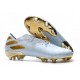 Bota de fútbol adidas Nemeziz 19.1 FG Dorado metalizado Blanco