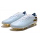 Bota de fútbol adidas Nemeziz 19.1 FG Dorado metalizado Blanco