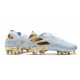 Bota de fútbol adidas Nemeziz 19.1 FG Dorado metalizado Blanco