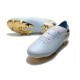 Bota de fútbol adidas Nemeziz 19.1 FG Dorado metalizado Blanco