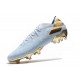 Bota de fútbol adidas Nemeziz 19.1 FG Dorado metalizado Blanco