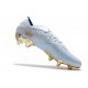 Bota de fútbol adidas Nemeziz 19.1 FG Dorado metalizado Blanco