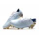 Bota de fútbol adidas Nemeziz 19.1 FG Dorado metalizado Blanco