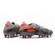 Bota de fútbol adidas Nemeziz 19.1 FG Gris Naranja Chalk