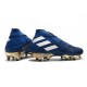 Botas de Fútbol adidas Nemeziz 19+ FG Azul Blanco Negro