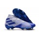 Botas de Fútbol adidas Nemeziz 19+ FG Azul Blanco