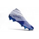 Botas de Fútbol adidas Nemeziz 19+ FG Azul Blanco
