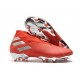 Botas de Fútbol adidas Nemeziz 19+ FG Rojo Plata