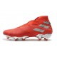 Botas de Fútbol adidas Nemeziz 19+ FG Rojo Plata