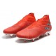 Botas de Fútbol adidas Nemeziz 19+ FG Rojo Plata