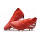 Botas de Fútbol adidas Nemeziz 19+ FG Rojo Plata