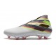 Botas de Fútbol adidas Nemeziz 19+ FG Blanco Negro Plata
