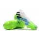 Botas de Fútbol adidas Nemeziz 19+ FG Blanco Verde Azul