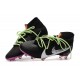 Nike Botas de Fútbol Mercurial Superfly VII Elite FG Negro Blanco Violeta 
