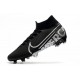 Nike Mercurial Superfly VII Elite FG Negro Gris Metalizado Gris