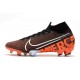 Nike Botas de Fútbol Mercurial Superfly VII Elite FG Negro Blanco Hyper Crimson