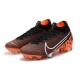 Nike Botas de Fútbol Mercurial Superfly VII Elite FG Negro Blanco Hyper Crimson