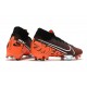 Nike Botas de Fútbol Mercurial Superfly VII Elite FG Negro Blanco Hyper Crimson