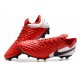 Botas de fútbol Nike Tiempo Legend VIII Elite FG Rojo Blanco Negro