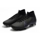 Nike Botas de Fútbol Mercurial Superfly VII Elite FG Negro