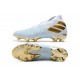 Botas de Fútbol adidas Nemeziz 19+ FG Agua/Dorado metalizado /Blanco