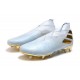 Botas de Fútbol adidas Nemeziz 19+ FG Agua/Dorado metalizado /Blanco