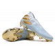 Botas de Fútbol adidas Nemeziz 19+ FG Agua/Dorado metalizado /Blanco