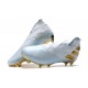 Botas de Fútbol adidas Nemeziz 19+ FG Agua/Dorado metalizado /Blanco