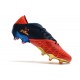 Bota de fútbol adidas Nemeziz 19.1 FG X Marvel Rojo Azul Negro