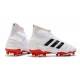 Zapatos de Fútbol adidas Predator Mania 19.1 FG ADV Blanco Negro