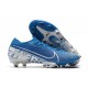 Nike Botas de fútbol Mercurial Vapor 13 Elite AG-Pro Azul Blanco