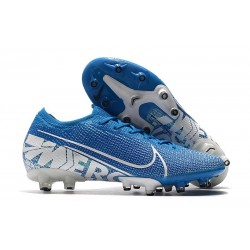 Nike Botas de fútbol Mercurial Vapor 13 Elite AG-Pro Azul Blanco