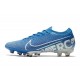 Nike Botas de fútbol Mercurial Vapor 13 Elite AG-Pro Azul Blanco